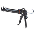 Caulk Gun, 10 oz Container Size, Steel, 18:01, Revolving Half Barrel Frame