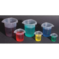 Tri-Pour Beaker, Polypropylene, Low Form, 1 L / 32 fl oz Capacity, Not Rated 100 PK