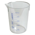 Beaker, Polymethylpentene, Tall Form, 500 mL / 16.9 fl oz Capacity, Not Rated 6 PK