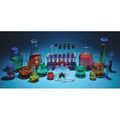 Lab Glassware Set, Borosilicate Glass, Multiple / Multiple Capacity, A