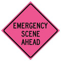 Bright Pink Roll Up Sign, 36"x36", ESA