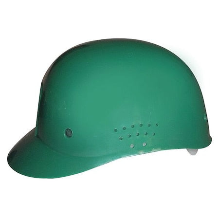 Bump Cap, Baseball, Polyethylene, Pinlock Suspension, Green, Fits Hat Size 6-1/2 to 7-1/2