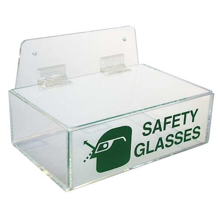 Eyewear Dispenser, Tray, 6 Pairs, Acrylic, 5 7/8 in H x 9 in W x 6 in D, Clear, 1 Box