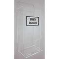 Eyewear Dispenser, Stack Tower, Holds Up to 25 Pairs, Acrylic, Wall Mount, 18 in H x 8 in W, Clear