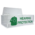 Reusable Ear Plugs with Dispenser, Table Top, Wall Mount, Capacity: 100 Pairs
