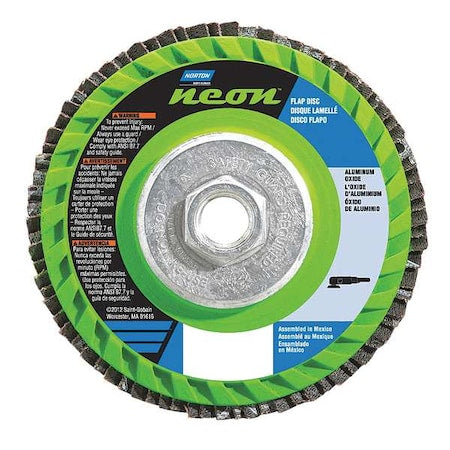 Flap Disc, 4 1/2 In x 40 Grit, 5/8-11