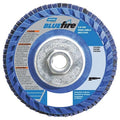 Flap Disc, 4 1/2 In x 60 Grit, 5/8-11