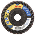 Flap Disc, 4 1/2 In x 60 Grit, 7/8, Series: SG Blaze(R)