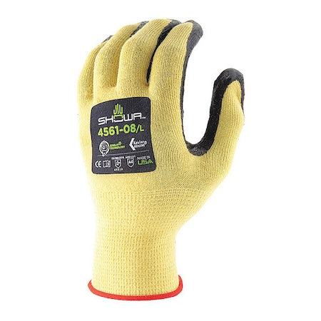 Cut-Resistant Coated Gloves, Cut Level A4 , Dipped , Foam Nitrile , Sandy , S 1 PR