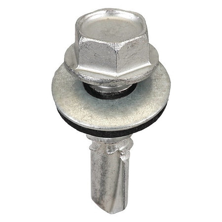 Sheet Metal Screw, #9 x 2-1/2 in, Plain Metal 250 PK