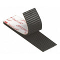 Reclosable Fastener, Acrylic Adhesive, 150 ft, 1 in W, Black