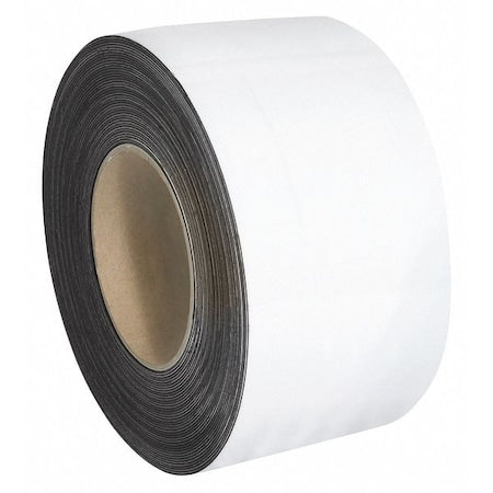 Warehouse Labels, Magnetic Rolls, 3" x 100', White, 1/Case