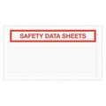 Tape Logic SDS Envelopes, "Safety Data Sheets", 5 1/2" x 10", Clear, PK1000