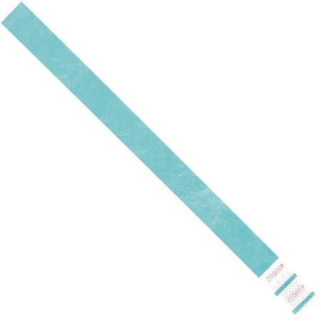 Wristbands, 3/4" x 10", Teal, PK500