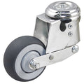 Bolt Hole Caster, 165 lb. Ld Rating, Gray