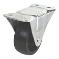 Plate Caster, 210 lb. Load Rating, Rigid