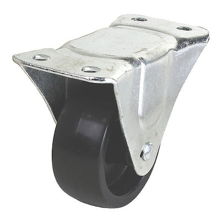 Plate Caster, 210 lb. Load Rating, Rigid