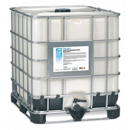 Non-Voc Biodegradable Degreaser, 275 Gal Tote, Liquid, Aqueous