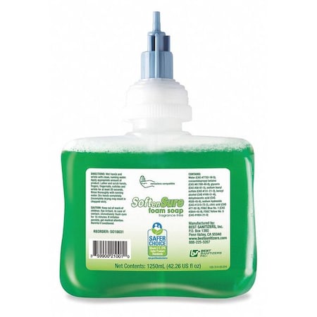 1250 ml Foam Hand Soap Cartridge