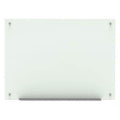 Magnetic Wall-Mounted Glass Board - 48"W x 36"H