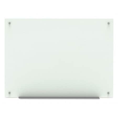 Magnetic Wall-Mounted Glass Board - 48"W x 36"H