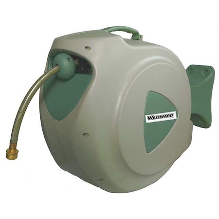 Spring Return Hose Reel, Wall, 1/2", 100 ft