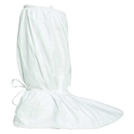 Disposable Boot Covers, Tyvek(R) IsoClean(R), White, Slip Resistant Sole: Yes , XL