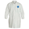 Tyvek 400 Disposable Lab Coat, Tyvek(R) 400, Snaps Closure, White, 5XL, 30 PK