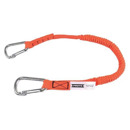Tool Lanyard, 25 lb., 42 in, Orange
