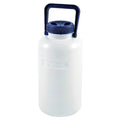 Carboy, 5 L Capacity - mL, 1.32 gal Capacity - oz, Screw On Closure, HDPE, Integral Shoulder Handle