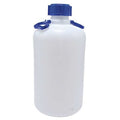 Carboy, 25 L Capacity - mL, 6.6 gal Capacity - oz, Screw On Closure, HDPE, Integral Shoulder Handle