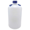 Carboy, 50 L Capacity - mL, 13.2 gal Capacity - oz, Screw On Closure, HDPE, White, 27-3/5 in H