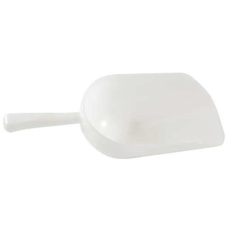 Scoop, Rounded, HDPE, 500mL, White, PK5