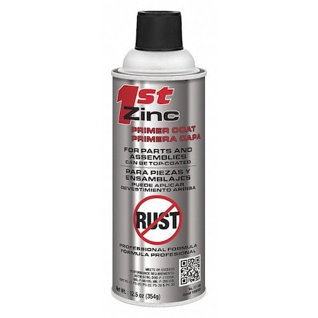 16 oz. Matte Gray Zinc Rich Galvanizing Compound