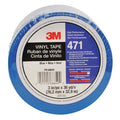 Floor Marking Tape, vinyl, Solid, Blue, 3 in W., 5.2 mil Thickness