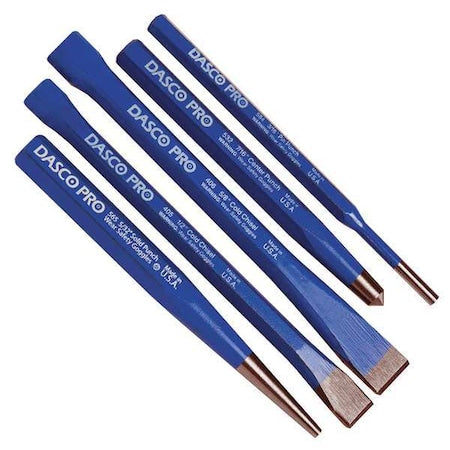 Punch and Chisel Set, 5 Pcs