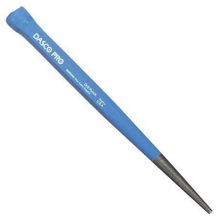 Drift Punch, 1/8 Tip x 8" L