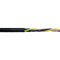 Motor Cable, 8 AWG, 4 C, Black, TPR, 1,000 V, Order by the Foot