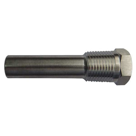 Industrial Thermowell, 316SS, 5/8-18 UNF