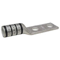 Two-Hole Compression Lug, 2/0 AWG Max, 5/16 in Stud, Long Barrel, Copper, Black