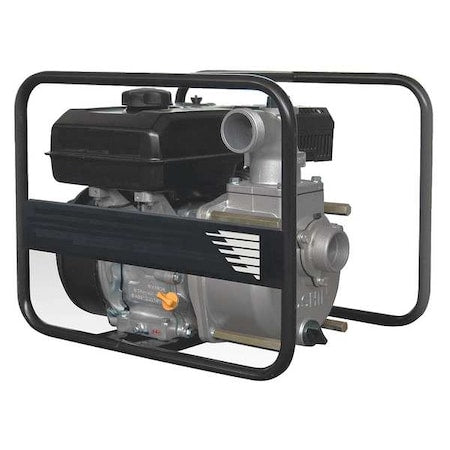 Semi-Trash Pump, 2In NPT, 6 HP