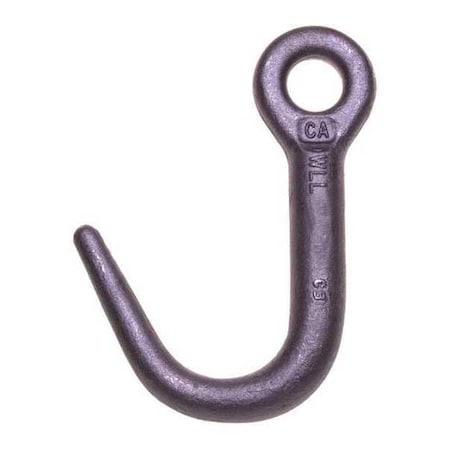 1"" Cam-Alloy J-Hook, Style B, Bright