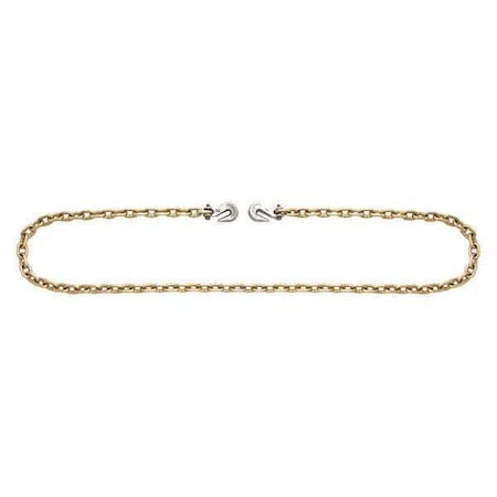 3/8"" x 20' Grade 70 Binder Chain w/Clevis Grab Hooks Each End