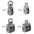 1-1/4"" Pulley, Single Sheave, Swivel Eye, No. 0173