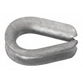 1/2"" Heavy Wire Rope Thimble, Galvanized