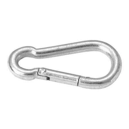 3/8"" Spring Snap Link, Steel, Stainless Steel, No. 2450S