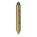 20 oz. Inage Solid Brass Cylindrical Metric Plumb Bob