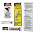 AL Stepladder Safety and Instruction Labels