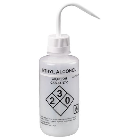 Translucent, Wash Bottle 16 oz., PK6
