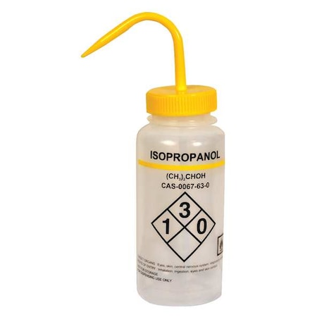 Translucent, Wash Bottle 16 oz., PK6